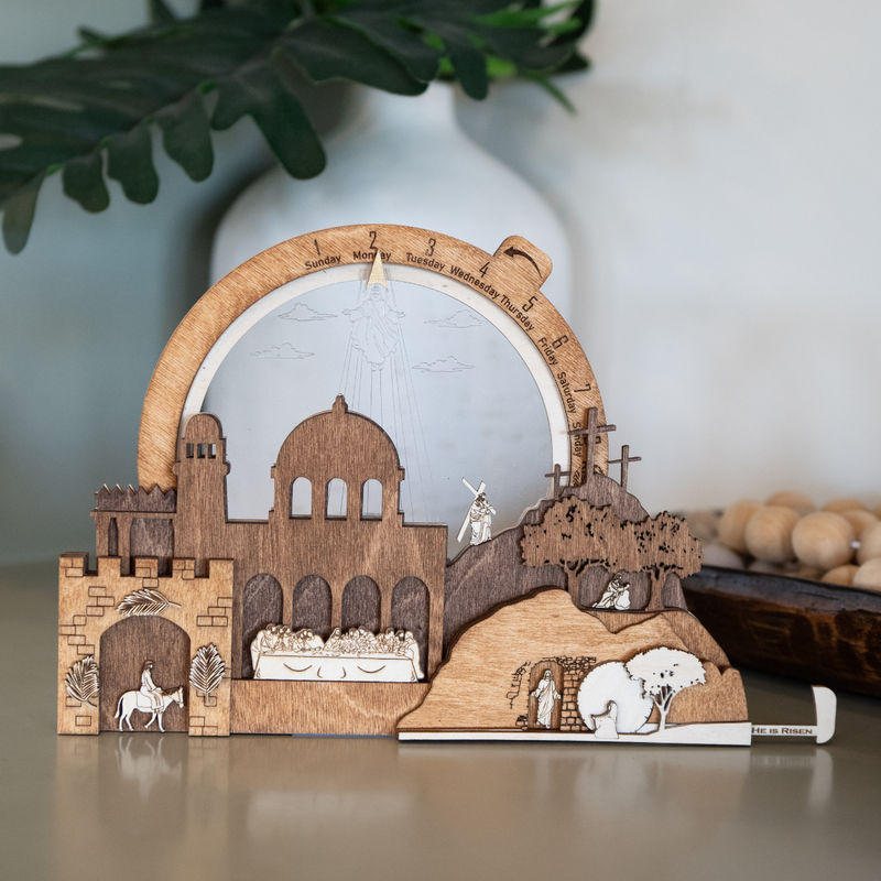 Easter Creche Countdown | Light-Up and Music Display