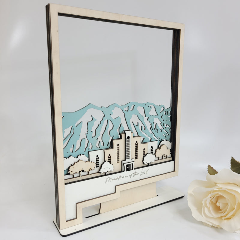 Albuquerque New Mexico Temple LDS Customized Temple State Sign, Laser cut and fully assembled