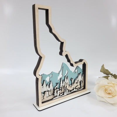 Idaho Hunter & Fisherman Customized State Sign