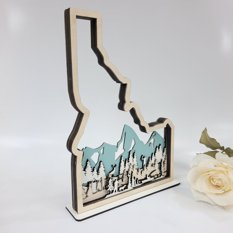 Idaho Hunter & Fisherman Customized State Sign