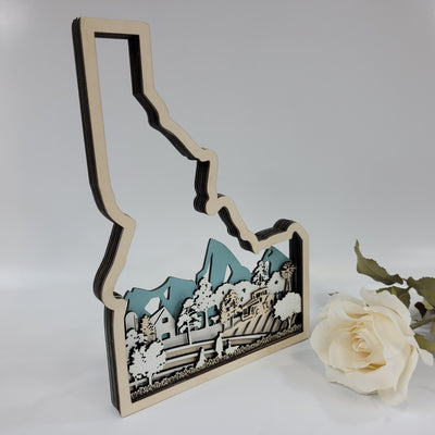 Idaho Farmer Customized State Sign