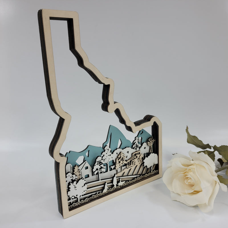 Idaho Farmer Customized State Sign