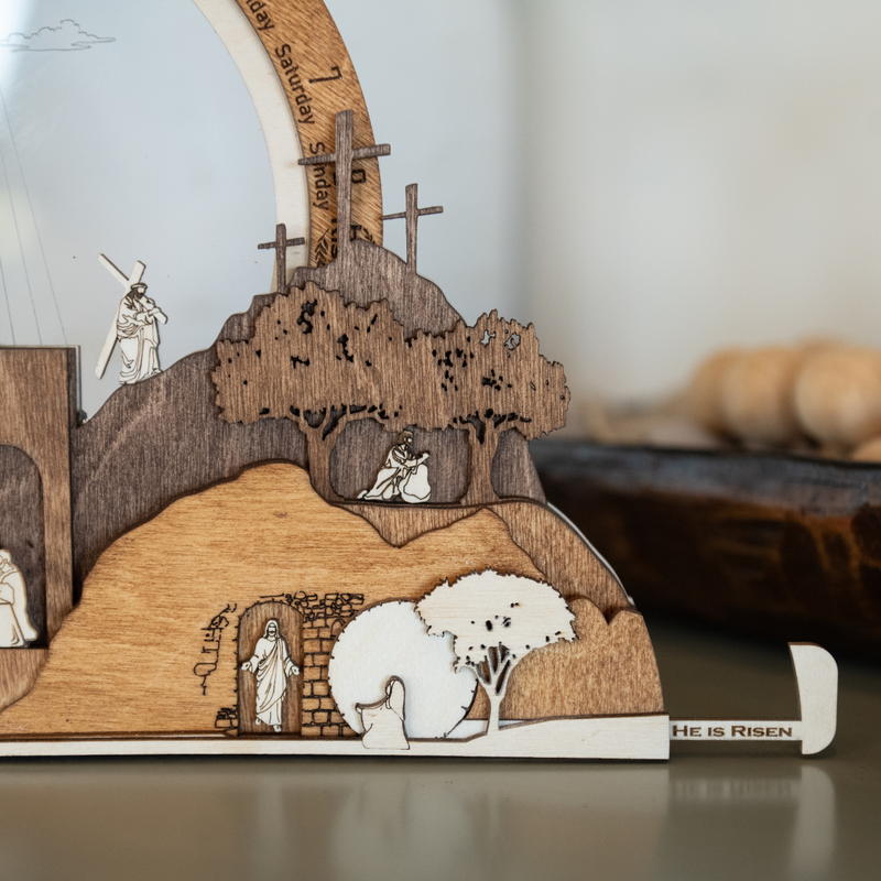 Easter Creche Countdown | Light-Up and Music Display