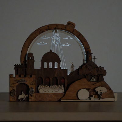 Easter Creche Countdown | Light-Up and Music Display