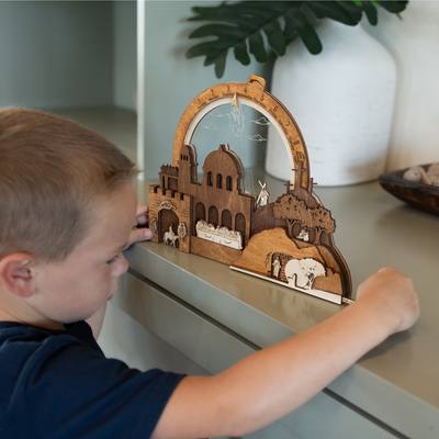 Easter Creche Countdown | Light-Up and Music Display