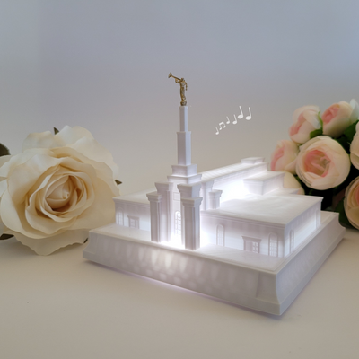 The Albuquerque New Mexico Temple Music Light