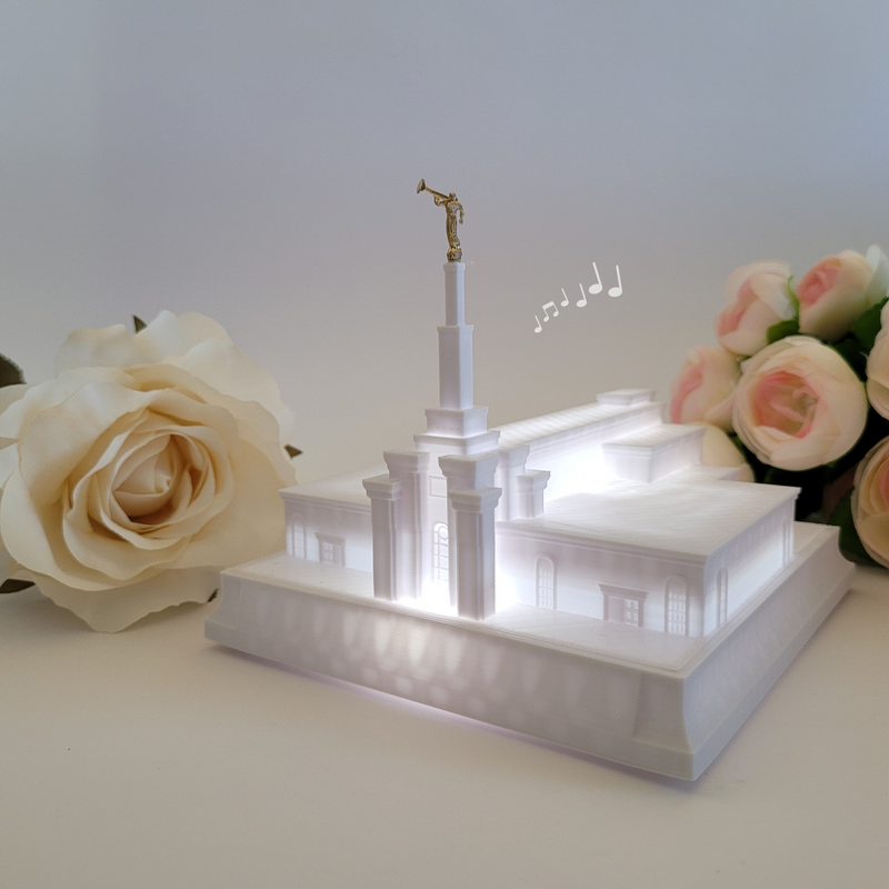 The Albuquerque New Mexico Temple Music Light
