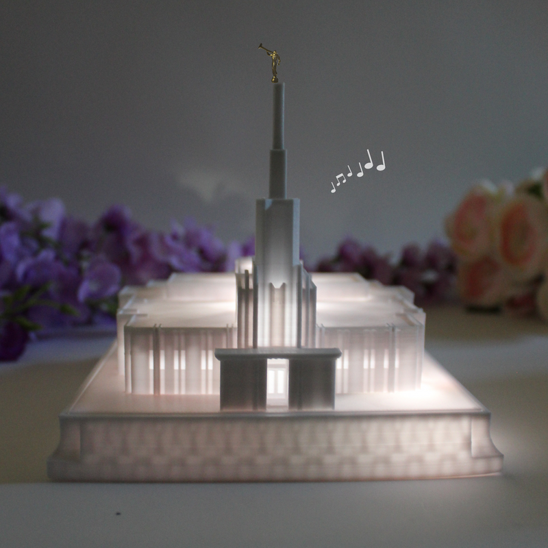 The Atlanta Georgia Temple Music Light