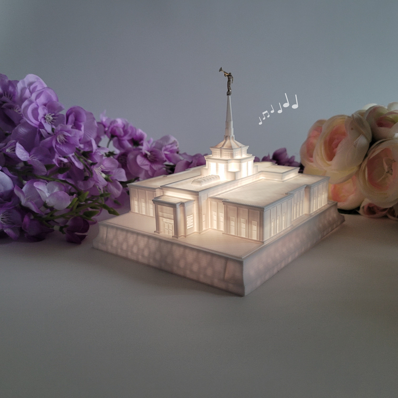 Billings Montana Temple Music Light