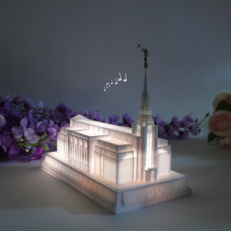 Boston Massachusetts Temple Music Light