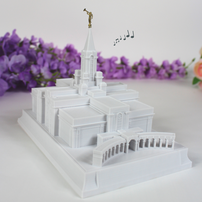 Bountiful Utah Temple Music Light