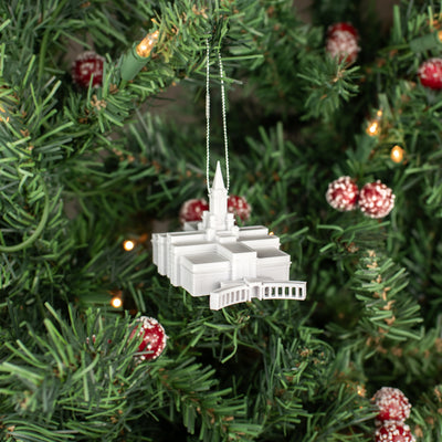 Bountiful Utah Temple Christmas Ornament