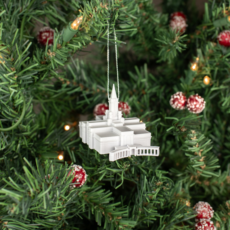 Bountiful Utah Temple Christmas Ornament