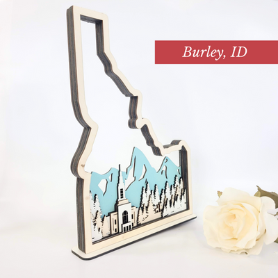 Burley Idaho State Temple Sign