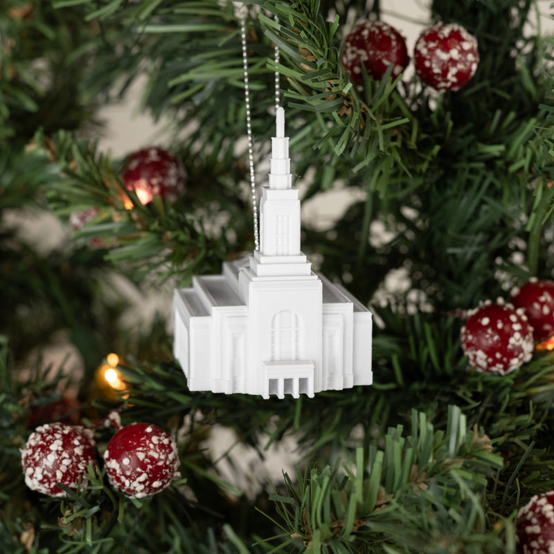 Burley Idaho Temple Christmas Ornament