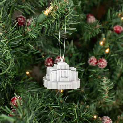 Cardston Alberta Canada Temple Christmas Ornament