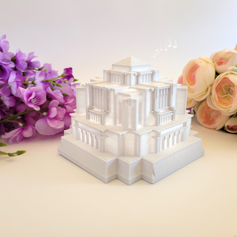 Cardston Alberta Canada Temple Music Light