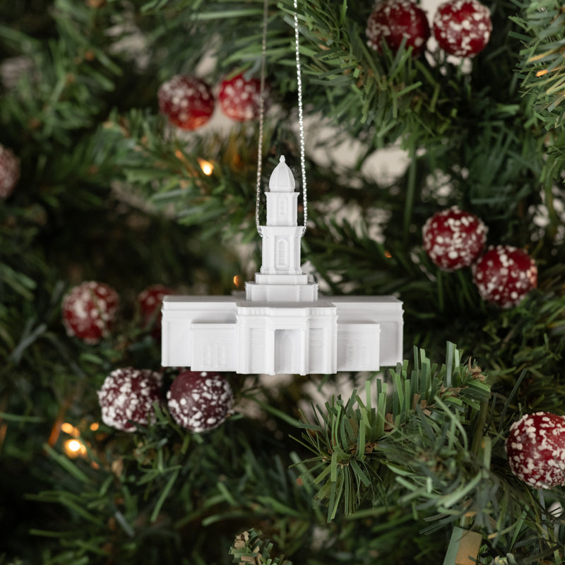 Cleveland Ohio Temple Christmas Ornament