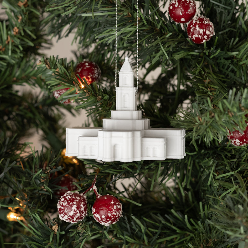 Cody Wyoming Temple Christmas Ornament