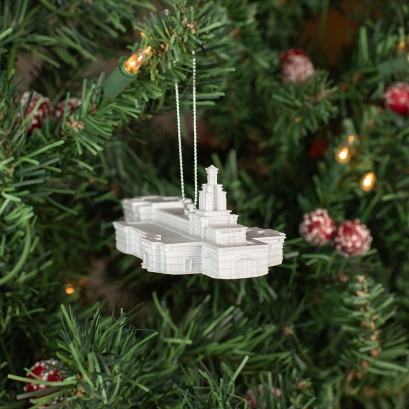 Columbia River Washington Temple Christmas Ornament