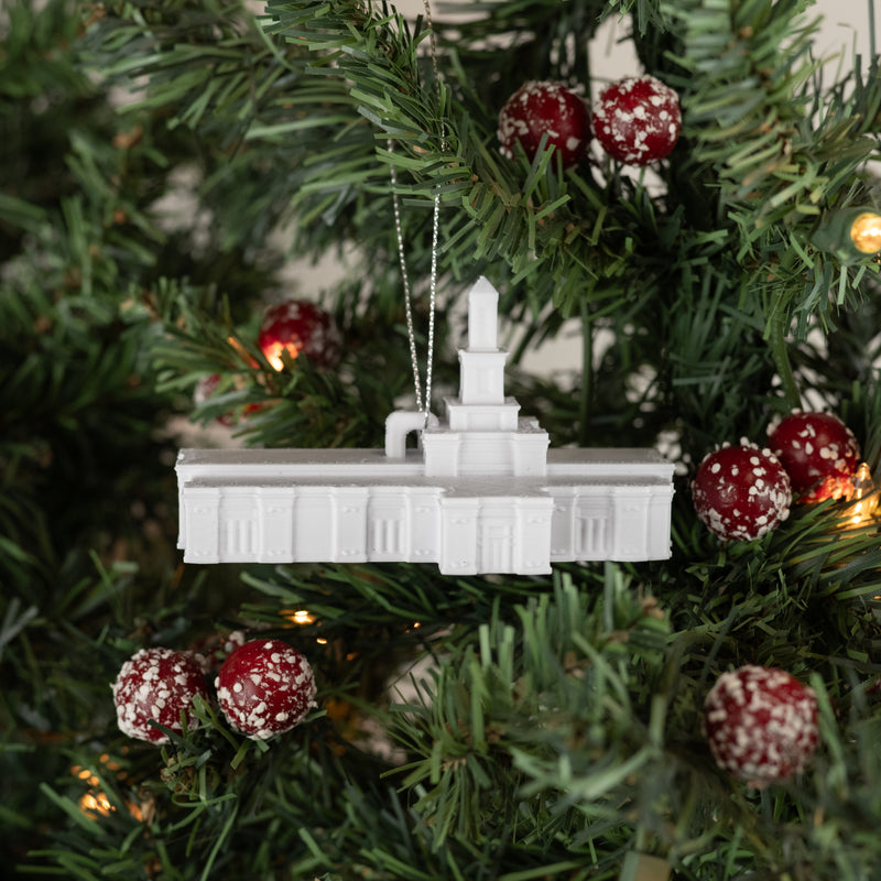 Columbus Ohio Renovated Temple Christmas Ornament