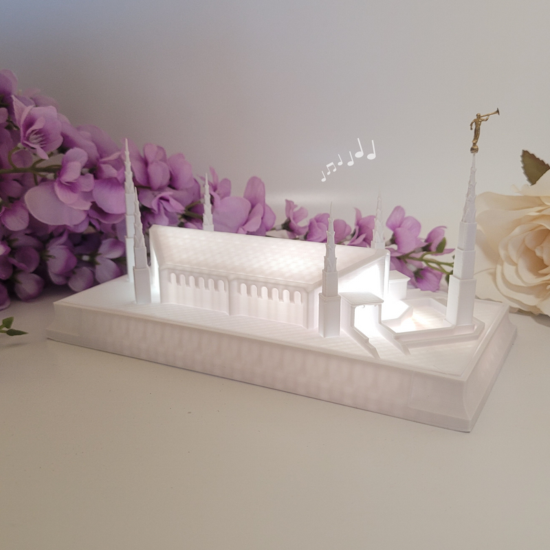 Dallas Texas Temple Music Light