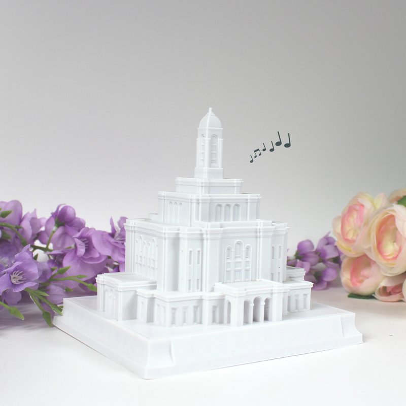 Deseret Peak Utah Temple Music Light