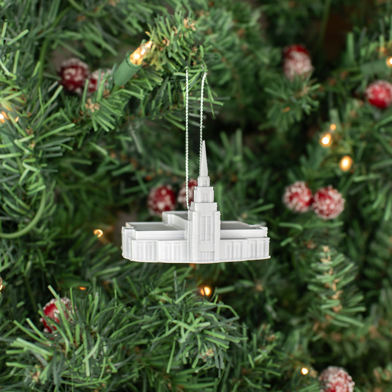 Gila Valley Arizona Temple Christmas Ornament