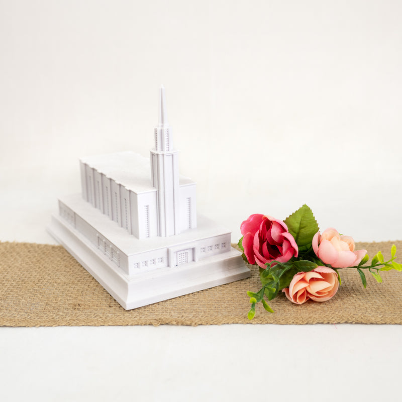 Hamilton New Zealand Temple Replica Statue - Tiny 3D Temples