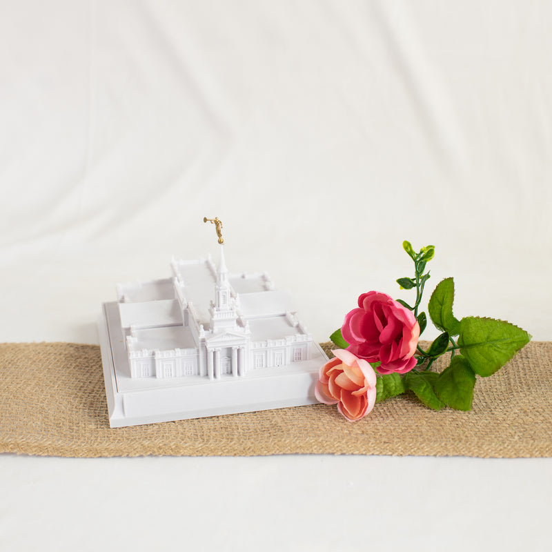 Hartford Connecticut Temple Replica Statue - Tiny 3D Temples