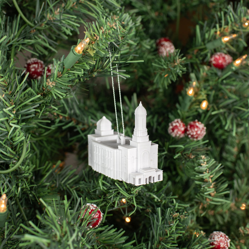 Heber Valley Utah Temple Christmas Ornament