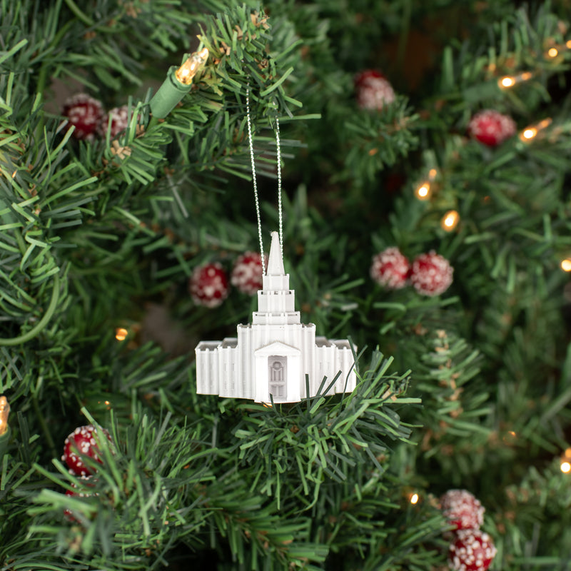 Houston Texas Temple Christmas Ornament