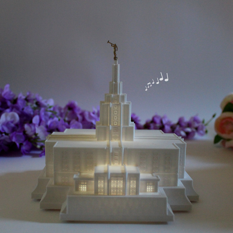 Idaho Falls Idaho Temple Music Light