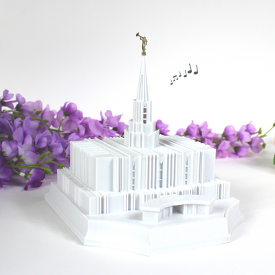 Jordan River Utah Temple Music Light