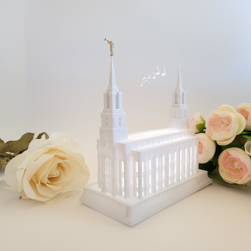 Layton Utah Temple Music Light