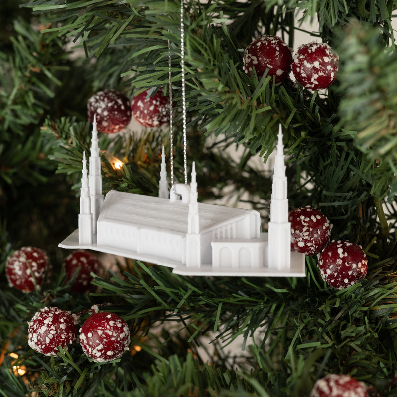 Lima Peru Temple Christmas Ornament