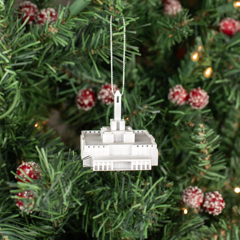 Madrid Spain Temple Christmas Ornament