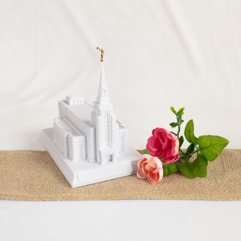 Manaus Brazil Temple Replica Statue - Tiny 3D Temples