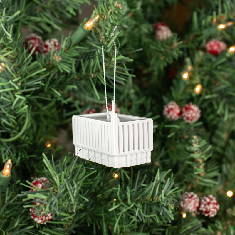 Manhattan New York Temple Christmas Ornament