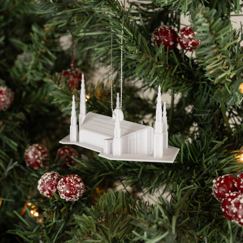 Manila Philippines Temple Christmas Ornament