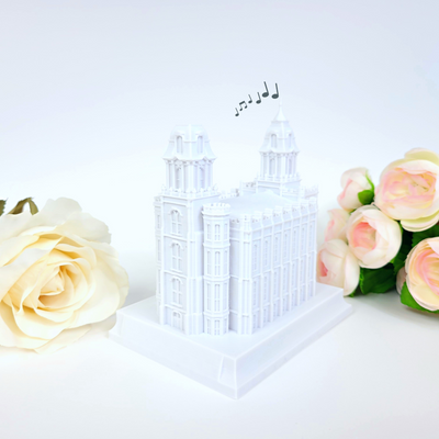 Manti Utah Temple Music Light