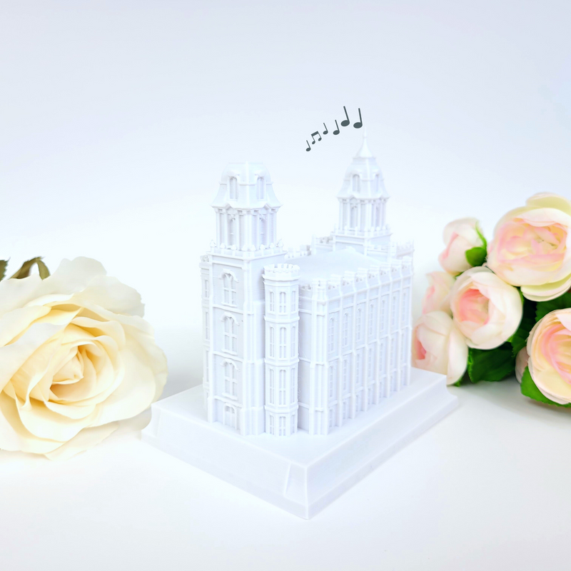 Manti Utah Temple Music Light