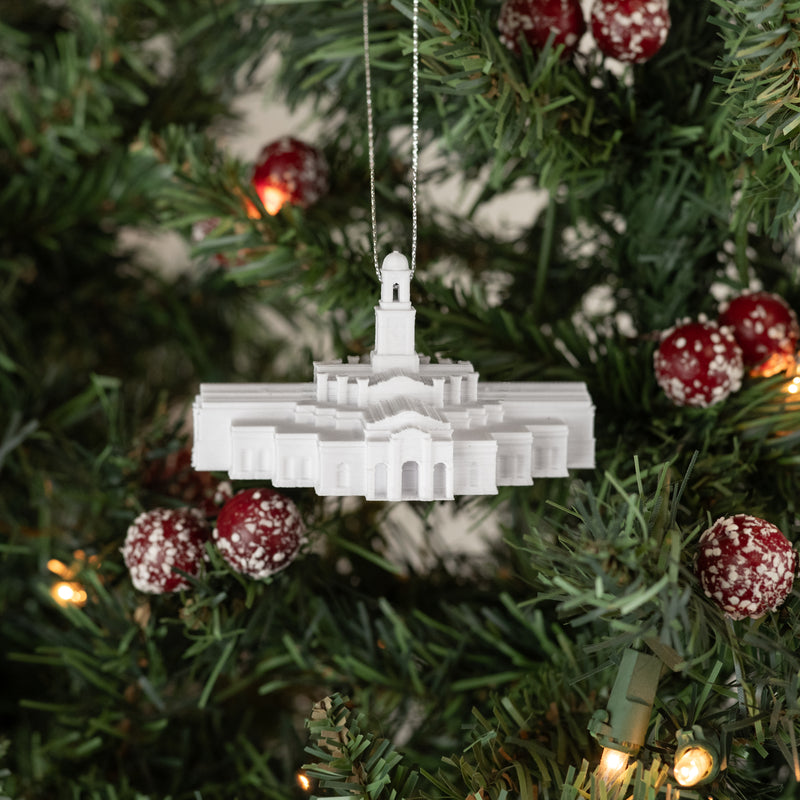 McAllen Texas Temple Christmas Ornament