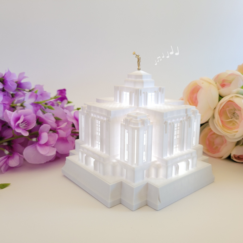 Meridian Idaho Temple Music Light