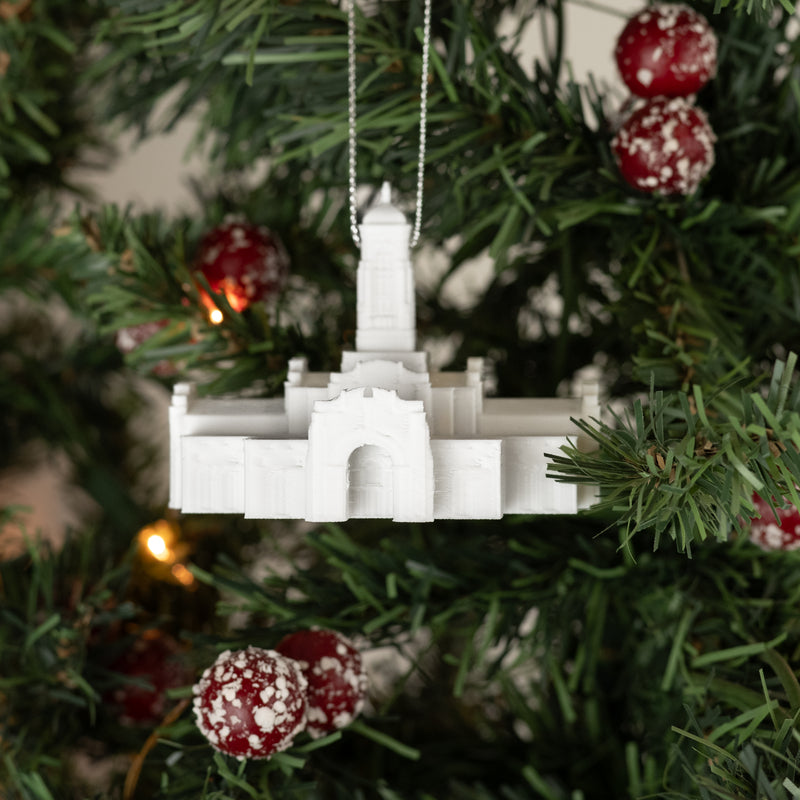 Modesto California Temple Christmas Ornament