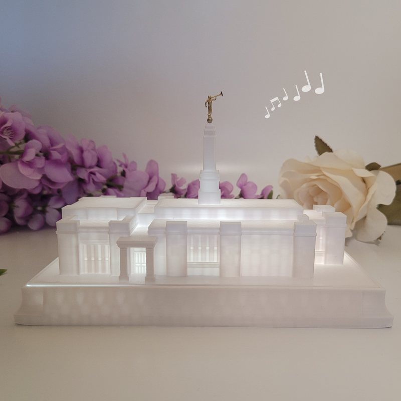Monticello Utah Temple Music Light