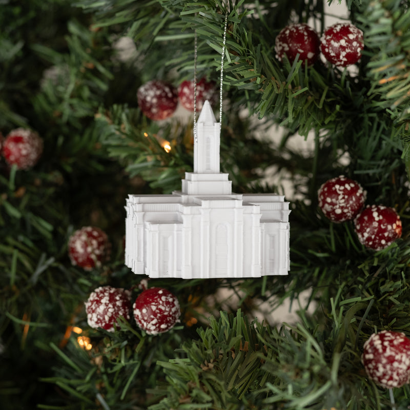 Montpeilier Idaho Temple Christmas Ornament