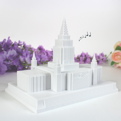 Oakland California Temple Music Light