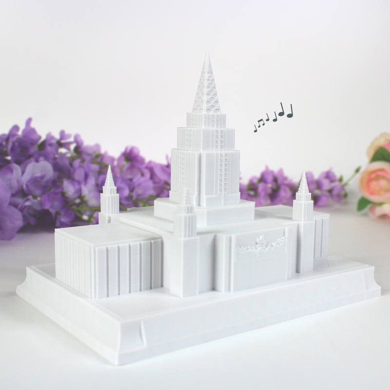 Oakland California Temple Music Light