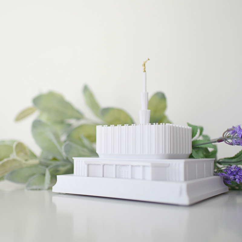 Ogden, Utah (Original Design) Temple Replica Statue - Tiny 3D Temples